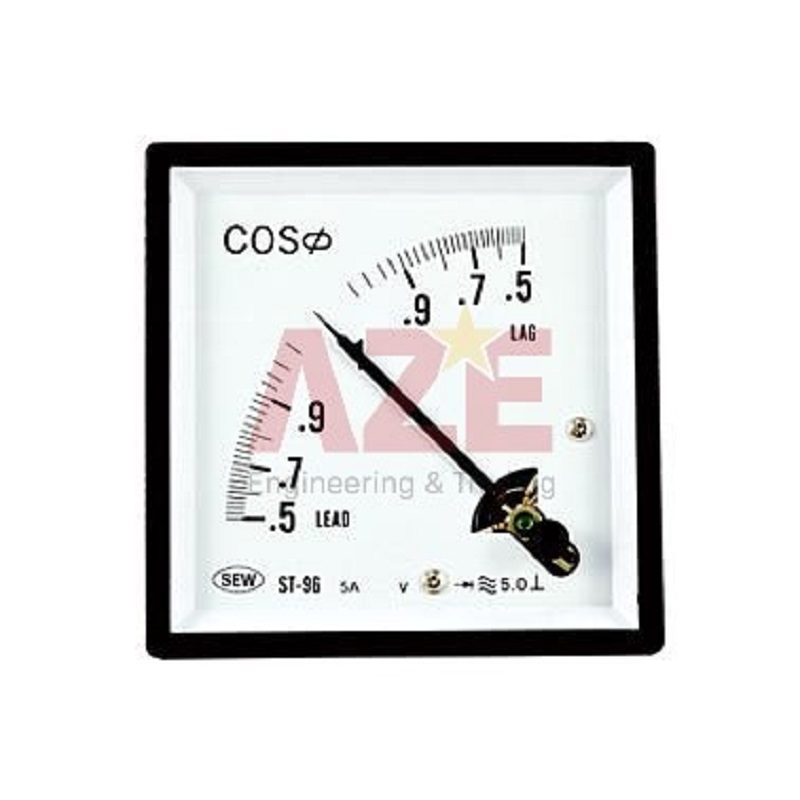 Đồng hồ hệ số công suất: 0, 5 Cap. 1 0, 5 Ind, Class 1.5, Size 72x72, MT-72-PF Master